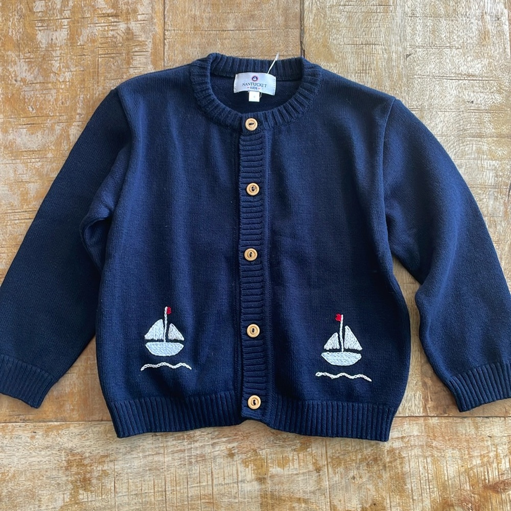 EUC Nantucket Kids boys sweater size 4